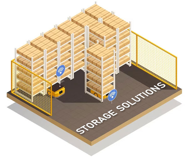 Storage solutions illustration