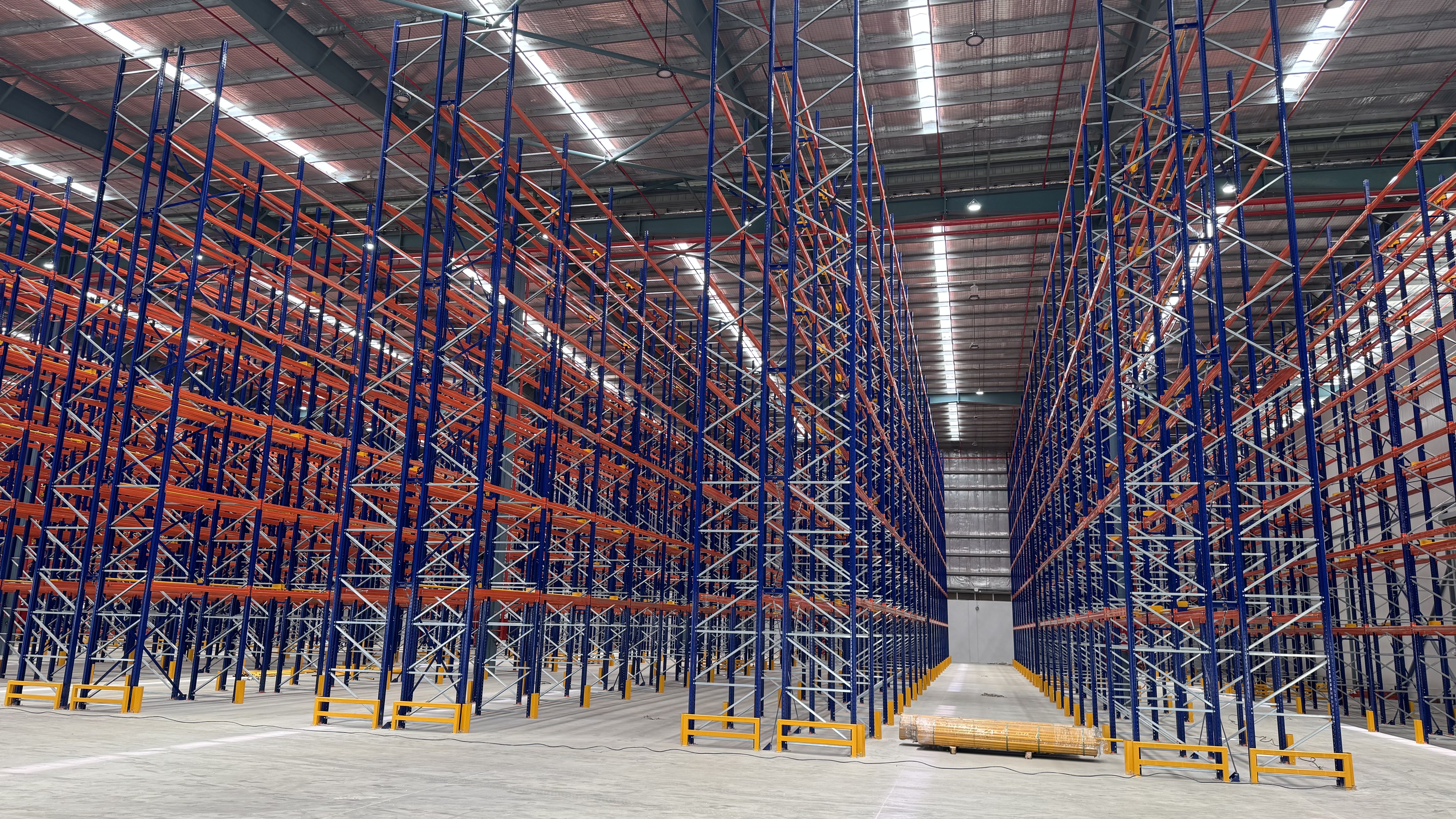 Raw material storage area